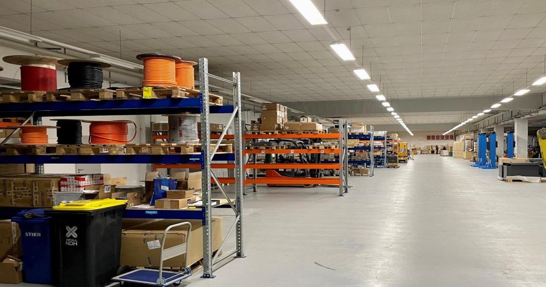 Lager im Werk Nordhausen