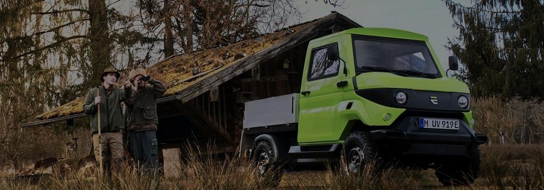 EVUM aCar mit RVA Traktionsbatterie