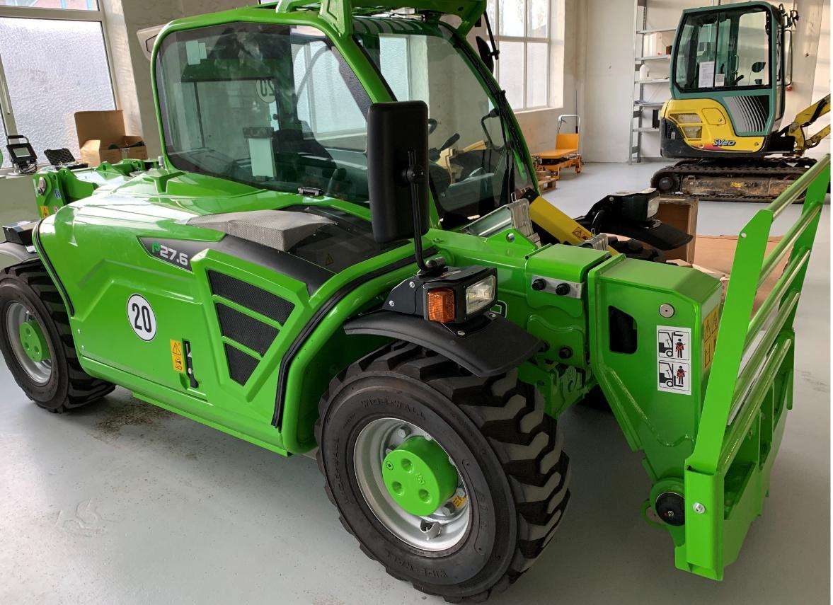 Merlo Teleskoplader mit 60 kWh Traktionsbatterie