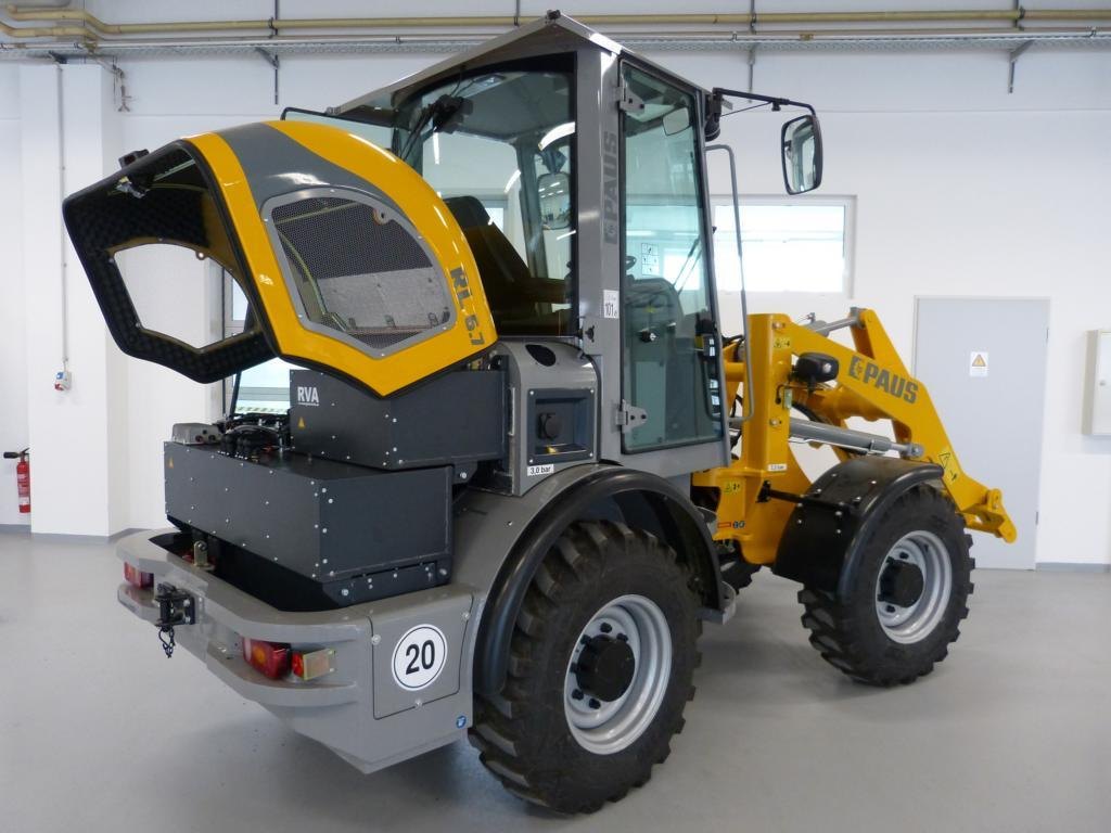 Paus Radlader RL 6.7 mit 74 kWh Traktionsbatterie